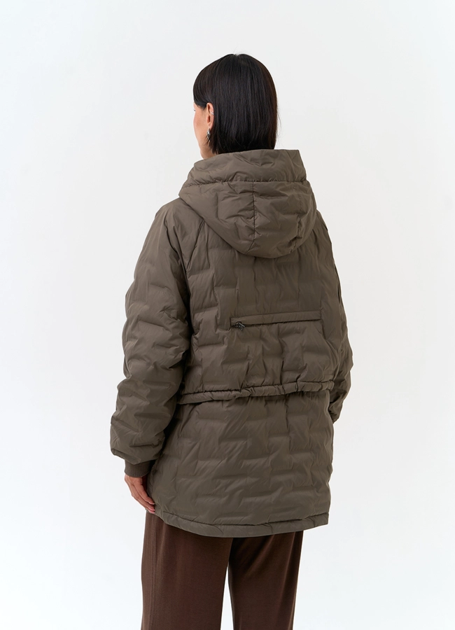 фото Женская куртка с капюшоном модель № 33793