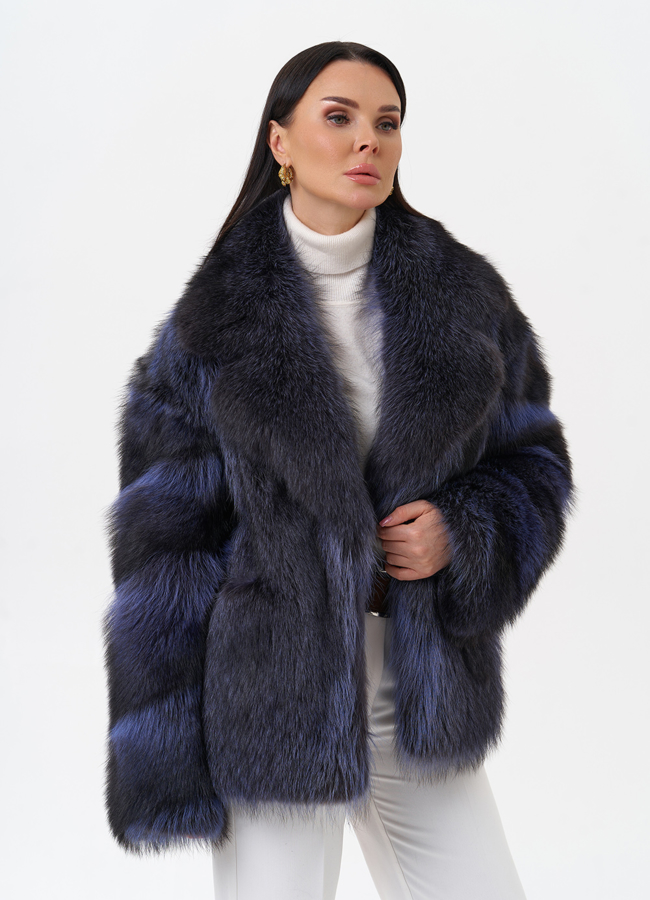 Куртка из енота модель № 29487 универмаг малина