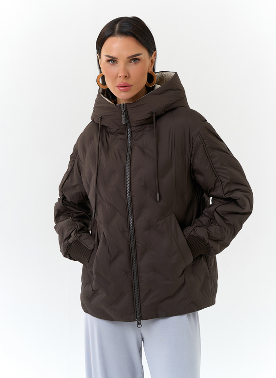 Женская куртка с капюшоном