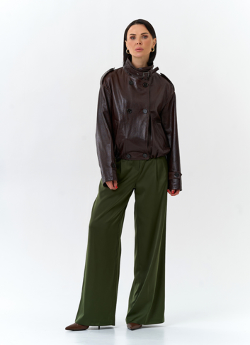 Женская куртка из натуральной кожи