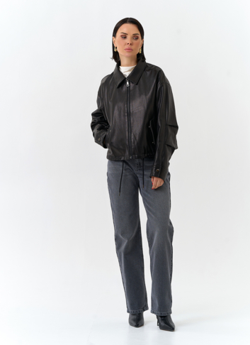 Женская куртка из натуральной кожи