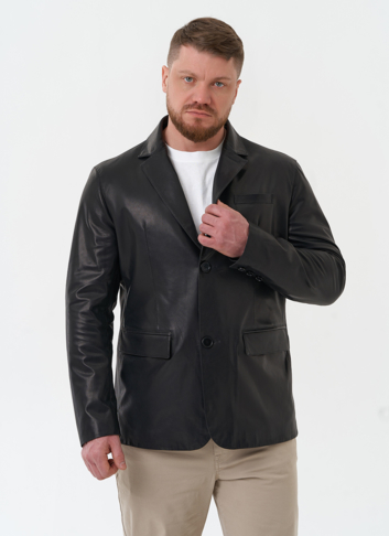 Мужской пиджак из натуральной кожи Мужской пиджак из натуральной кожи