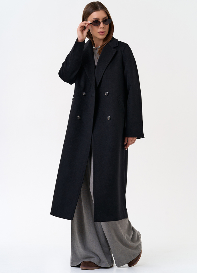 Женское пальто с английским воротником модель № 31335 универмаг малина