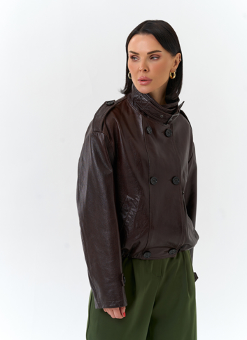 Женская куртка из натуральной кожи