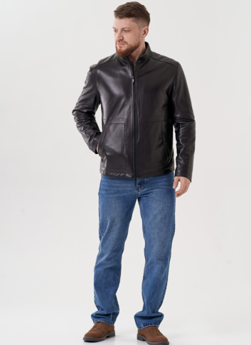 Мужская кожаная куртка 