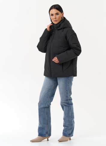 Женская утепленная куртка со съемными рукавами