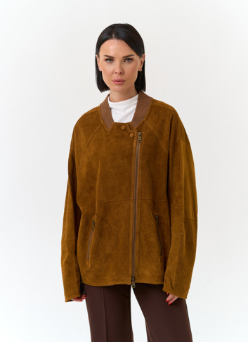 Женская куртка из натуральной замши